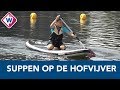 Suppen op de hofvijver