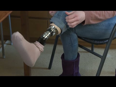 Iryna förlorade ett ben när blev påkörd av Akilov - Nyheterna (TV4)