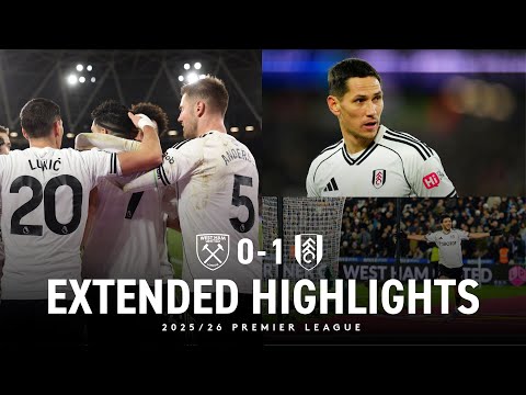 EXTENDED HIGHLIGHTS | West Ham 0-1 Fulham | 3 Premier League Wins In A Row