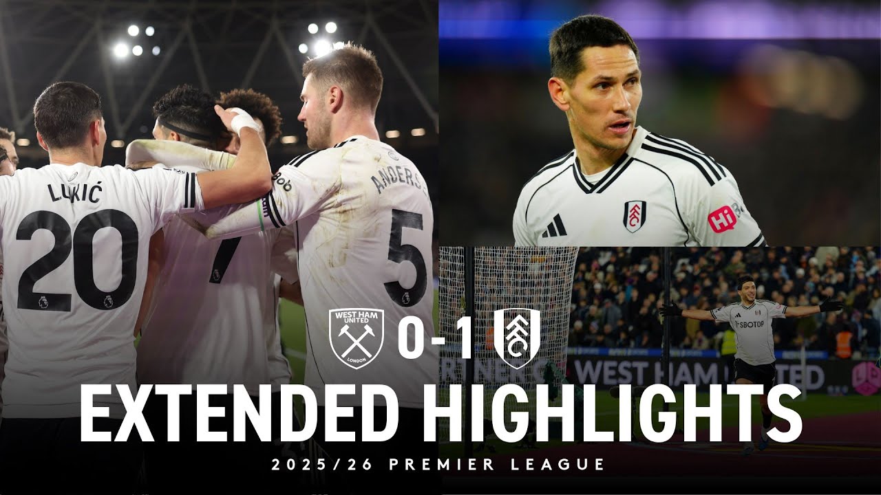 West Ham United vs Fulham Highlights