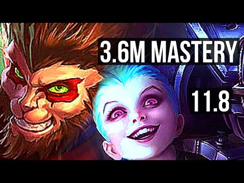 WUKONG & Senna vs JINX & Karma (ADC) | 3.6M mastery, 1600+ games, 10/2/7 | KR Master | v11.8