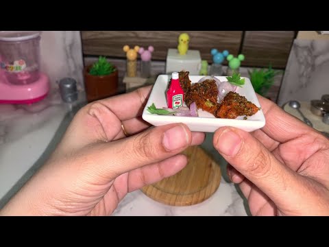 Mini Broccoli 65 l Real miniature cooking l How to make Broccoli crispy fry l Tiny Cooking