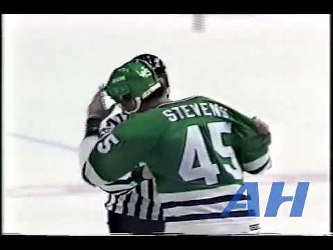 NHL Dec. 13, 1991 Buffalo Sabres v Hartford Whalers (R) Brad May v John Stevens