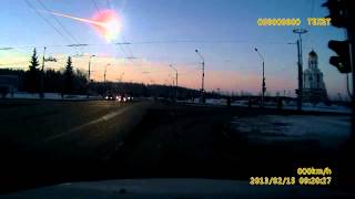preview picture of video 'Метеорит пролетает в Каменск-Уральске'