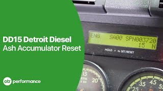 DD15 Soot Level Very High Reset | Ash Accumulator Reset | OTR Performance