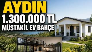 AYDIN 1350 000 TL SATILIK MÜSTAKİL EV BAHÇE