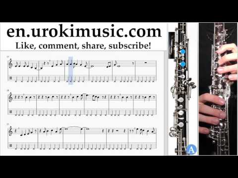 Oboe lessons Coldplay - A L I E N S Sheet Music Tutorial um-i352
