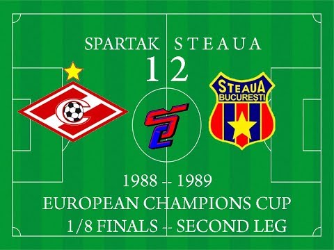 Spartak Moscova 1-2 Steaua (1988/1989 ECC part 2/2)