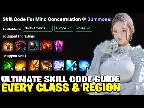 Lost Ark Ultimate Skill Code Guide For EVERY Class & Build