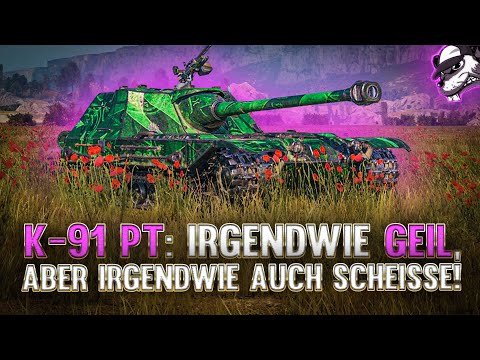 K-91 PT: Irgendwie geil, aber irgendwie auch scheisse! [WoT - Gameplay - Deutsch - WQHD]