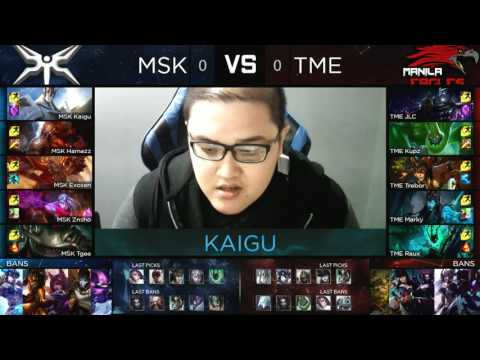 Pro Gaming Series 2017 Summer Split Week 2 Day 2 - MSK vs TME