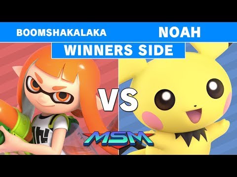 MSM 177 - Boomshakalaka (Inkling) vs Noah (Pichu) Winners - Smash Ultimate