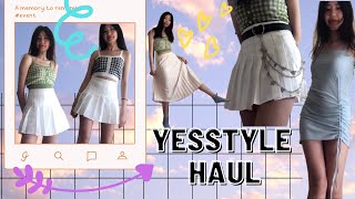 YESSTYLE HAUL - korean fashion + kbeauty 👗