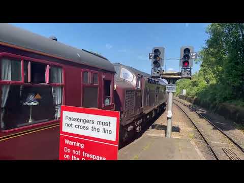 Class 37 518 'Fort William / An Gearasdan’ on 5Y63 16:24 Fort William - Tom Na Faire Sidings