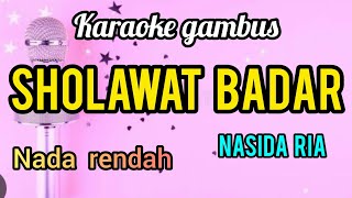 Download lagu Karaoke SHOLAWAT BADAR nasida ria dengan lirik mp3