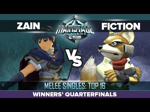 Zain vs Fiction - Winners' Quarterfinals: Melee Singles Top 16 - Mainstage | Marth vs Fox