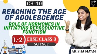 Reaching the Age of Adolescence | Hormones & Role In Reproductive Functions | Class 8 Science Chap10