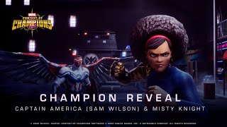 Captain America (Sam Wilson) & Misty Knight in Safe Haven | Marvel Contest of Champions Trailer