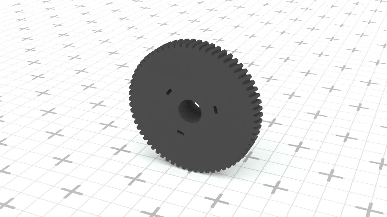Gear Nylon for Gearmotor OSLV Italia 9900328 3D Print Model