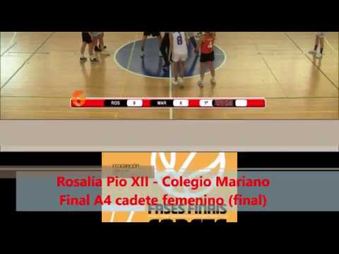 final Rosalía Pio XII vs Colegio Mariano final 4
