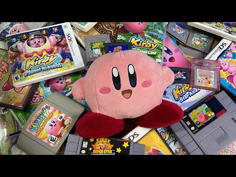 My ENTIRE KIRBY GAME COLLECTION (HAPPY 30TH ANNIVERSARY, KIRBY!)