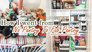 Build and Organize a Pantry With Me!