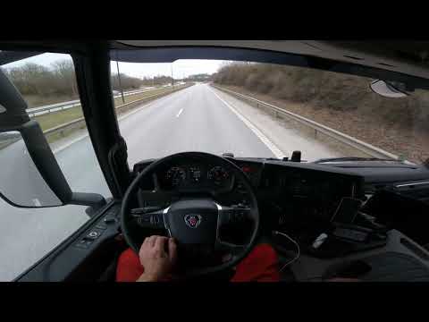 PoV Driving Scania P410 - 115km - 23-03-2021