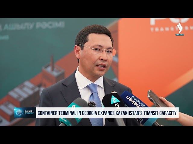 Потидегі Жаңа контейнерлік терминал Қазақстанның транзиттік мүмкіндіктерін кеңейтеді