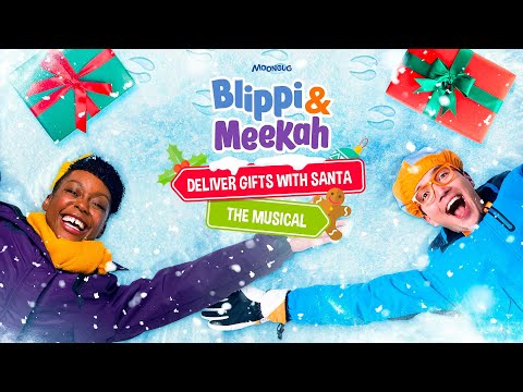 Blippi Delivers Gifts with Santa! Full Holiday MOVIE MUSICAL with Blippi and Meekah!