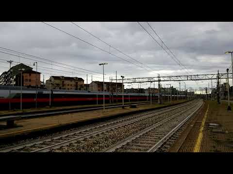 LA PARTENZA E IL TRANSITO DEI ETR.500 FRECCIAROSSA A MILANO LAMBRATE. (MI) 10 - 9 - 2017