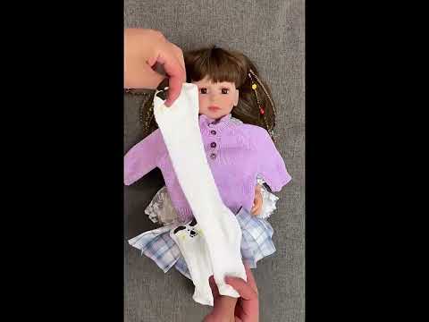 Одежда для куклы Реборн 55-60 см комплект из 5 предметов - фото 1 - id-p2036727236