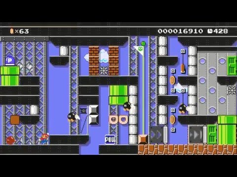 CZ5 Migration Station (MED) by Aiji - SUPER MARIO MAKER - No Commentary 1AG