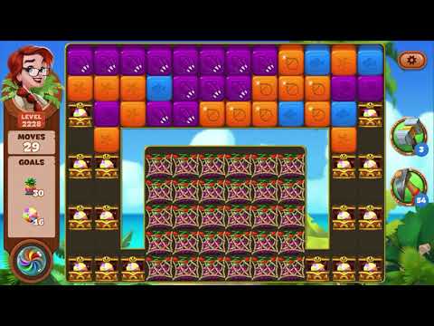 Lost Island Blast Adventure Level 2228 NO BOOSTERS - A S GAMING ✔️