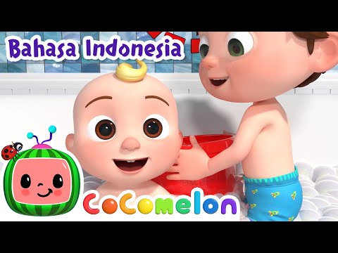 Lagu Mandi | CoComelon Bahasa Indonesia - Lagu Anak Anak