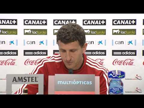 Rueda de prensa de Javi Gracia