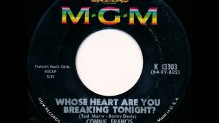 Connie Francis - Whose Heart Are You Breaking Tonight? (1965)