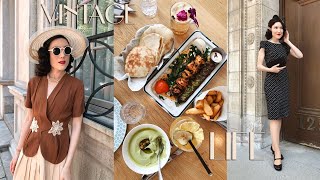 Spend The Weekend With Me! Lunch In The City And Vintage Shopping | Carolina Pinglo
