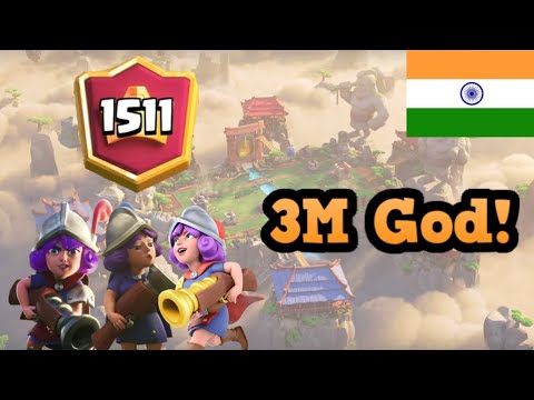 Best 3 Musketeer Deck l feat.King Bhavya (Indian Clash Royale Pro)
