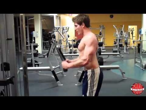 Rope Triceps Pushdown exercise demo