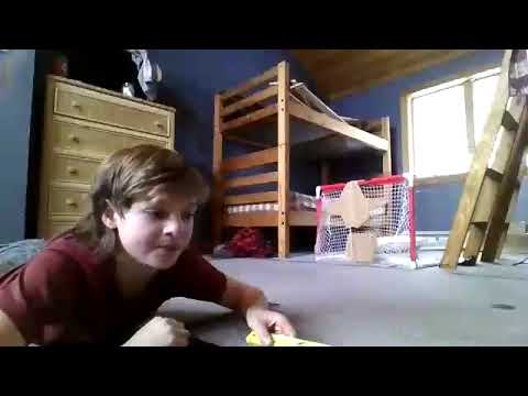 Knee hockey practice 9