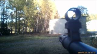 preview picture of video 'S.A.G. - Airsoft in Erstorp, Östergötland, Sweden, 2012-09-30 - Clip 004'