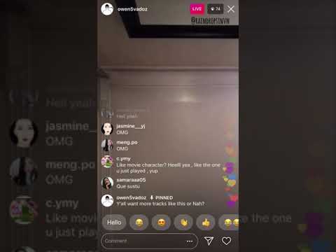 [103118] Owen Ovadoz Instagram Live: New track featuring Leellamarz?