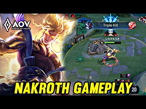 AOV : NAKROTH GAMEPLAY | WUKONG ANGRY FOR NOT GETTING BUFF - ARENA OF VALOR