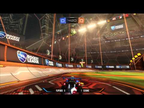 Cosmic Aftershock vs Flipsid3 Tactics -  Game 1 and 2 (Rocket League NA vs EU  - August 25th 2015)