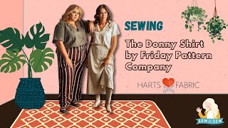 Sewing Donny Shirt by Friday Pattern Company