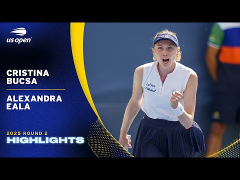 Cristina Bucsa vs. Alexandra Eala Highlights | 2025 US Open Round 2