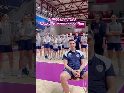 GUESS MY VOICE CHALLENGE TALMASSONS🎙️📣 #challenge #funnyvideos #pallavolo #volley #volleyball
