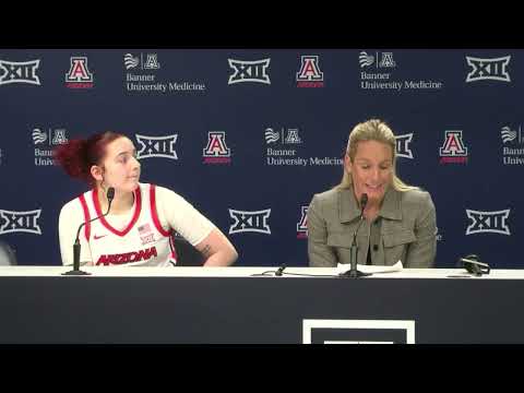 Arizona Women's Basketball Press Conference - Becky Burke & Mickayla Perdue