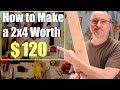 Woodworking Project To Sell Using Only A 2x4