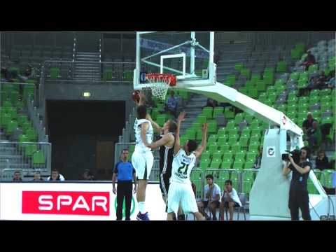 Union Olimpija - VEF Riga 91:60 (10. krog, EuroCup, 17.12.2014) - Highlights